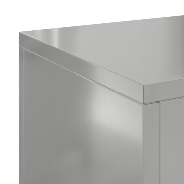 vidaXL Υπαίθρια Σταντ Φυτών Πυλώνας 2 τμχ 24x24x75 εκ Γαλβανισμένο Ατσάλι