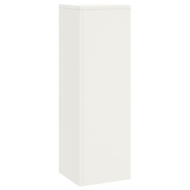 VidaXL Εξωτερικές βάσεις φυτών Pillar 3 pcs Λευκό Ατσάλι