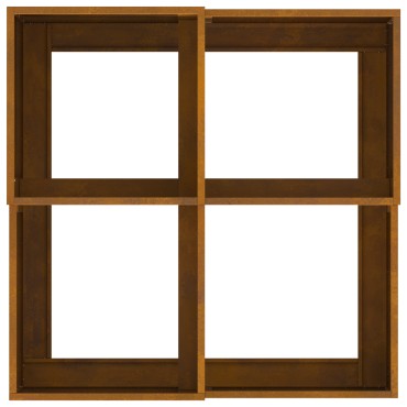 vidaXL Γλάστρος Κήπου 100x100x48 εκ. από Ανθεκτικό Ατσάλι