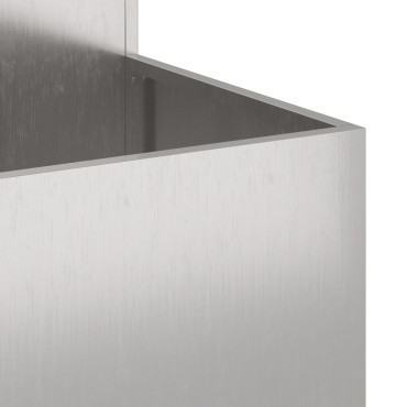 vidaXL Κήπος Γλάστρα 100x100x60 εκ Ανοξείδωτος Χάλυβας