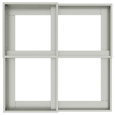 vidaXL Κηπευτικός Δοχείο 100x100x60 εκ Γαλβανισμένο Χάλυβα