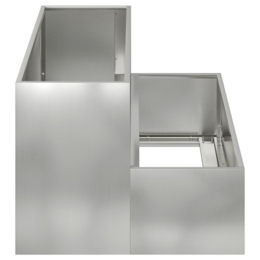 vidaXL 2-Επίπεδη Γλάστρα Κήπου, 100x60x45 εκ, Από Γαλβανισμένο Ατσάλι
