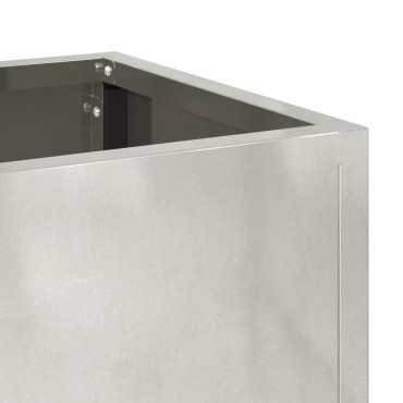 vidaXL Υψωμένος Κήπος 100x26x82 εκ Μη Σιδερένιο Ατσάλι