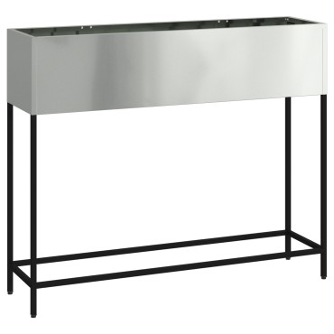 vidaXL Ανυψωμένος Κήπος 100x26x82 εκ Γαλβανισμένο Ατσάλι