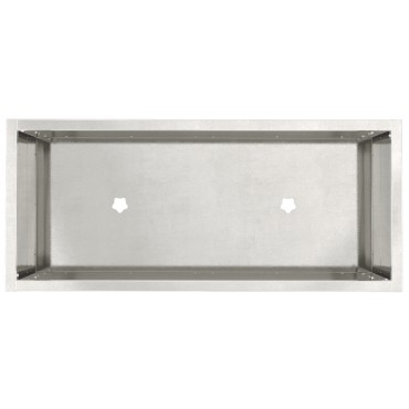 vidaXL Ανυψωμένος Κήπος 60x26x45 εκ Ανοξείδωτο χάλυβα