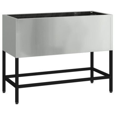 vidaXL Υψωμένος Κήπος 60x26x45 εκ Γαλβανισμένο Ατσάλι