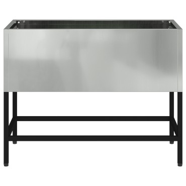 vidaXL Υψωμένος Κήπος 60x26x45 εκ Γαλβανισμένο Ατσάλι