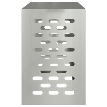 vidaXL Κάλυμμα Κλιματιστικού  90x40x60 εκ Γαλβανισμένο Ατσάλι