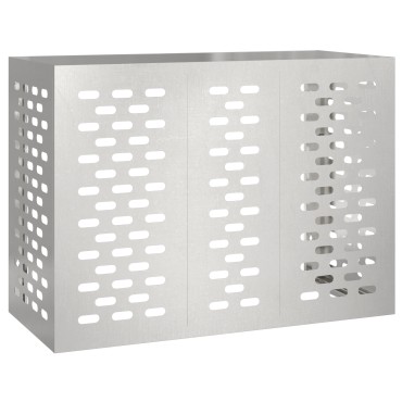 vidaXL Κάλυμμα Κλιματιστικού 110x50x80 εκ Ανοξείδωτο Ατσάλι