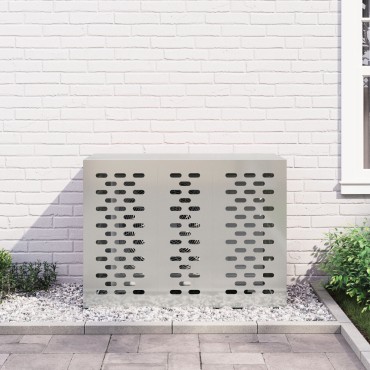 vidaXL Κάλυμμα Κλιματιστικού  110x50x80 εκ Γαλβανισμένο Ατσάλι