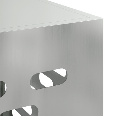 vidaXL Κάλυμμα Κλιματιστικού  110x50x80 εκ Γαλβανισμένο Ατσάλι
