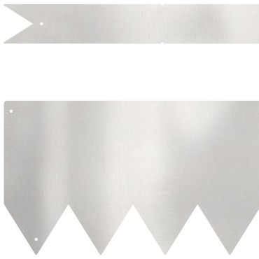 vidaXL Περιθώρια Γκαζόν  30 κομμάτια 100x0.5x15 εκ Ανοξείδωτο ατσάλι