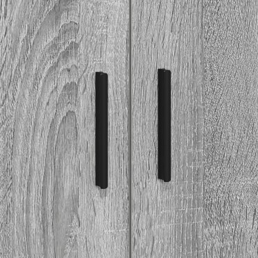 vidaXL Ντουλάπα Αποθήκης Γκρι Σοφίτα 127x41x40cm Κατασκευασμένο από Ξύλο 1 τεμ.
