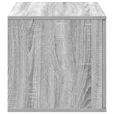 vidaXL Ντουλάπα Αποθήκης Γκρι Σοφίτα 127x41x40cm Κατασκευασμένο από Ξύλο 1 τεμ.
