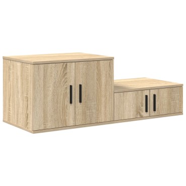 Ντουλάπα αποθήκευσης vidaXL Σονόμα Δρυς 118x41x40cm Φτιαγμένη από ξύλο 1 τεμ.