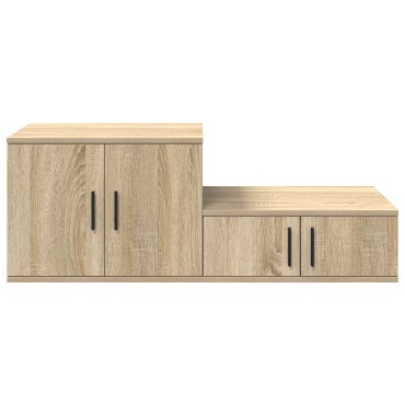 Ντουλάπα αποθήκευσης vidaXL Σονόμα Δρυς 118x41x40cm Φτιαγμένη από ξύλο 1 τεμ.