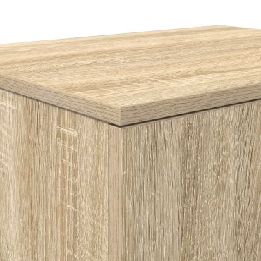 Ντουλάπα αποθήκευσης vidaXL Σονόμα Δρυς 118x41x40cm Φτιαγμένη από ξύλο 1 τεμ.