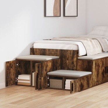 vidaXL Ντουλάπα Αποθήκευσης Καπνιστής Δρυς 118x41x40cm Φτιαγμένο από Ξύλο 1 τεμ.