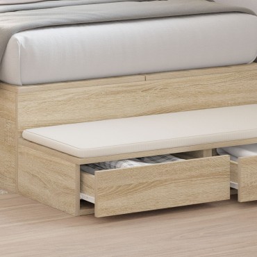 vidaXL Συρτάρια Κρεβατιού Σοηνα 100x36,5x16,5cm Φτιαγμένο από επεξεργασμένο ξύλο 1 τεμ.
