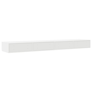 vidaXL Συρτάρια Κρεβατιού Λευκό 200x36,5x16,5cm Μηχανικά Ξύλο 1 τεμ.