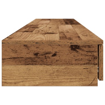 vidaXL Συρτάρια Κρεβατιού Παλιού Ξύλου 200x36,5x16,5cm Κατασκευασμένο Ξύλο 1 τεμ.