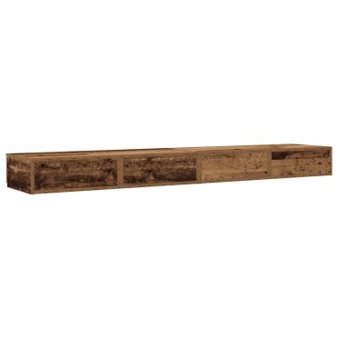 vidaXL Συρτάρια Κρεβατιού Παλιού Ξύλου 200x36,5x16,5cm Κατασκευασμένο Ξύλο 1 τεμ.