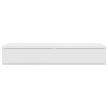 vidaXL Κρεβάτι με συρτάρια Λευκό 80x36,5x16,5cm Συνθετικό ξύλο 1 τεμ.