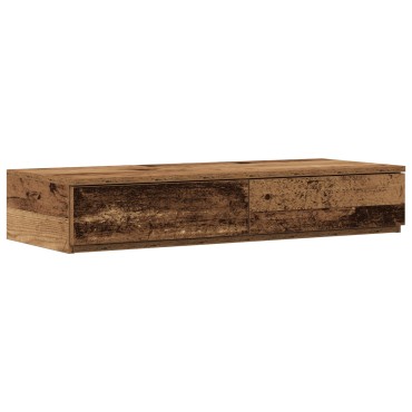 vidaXL Συρτάρια Κρεβατιού Παλιού Ξύλου 80x36,5x16,5cm Ξύλο Μηχανικής Κατασκευής 1 τεμ.