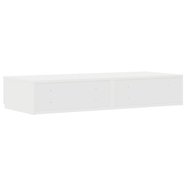vidaXL Συρτάρια Κρεβατιού Λευκό 90x36,5x16,5cm Φτιαγμένο από Ξύλο 1 τεμ.