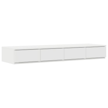 vidaXL Συρταριέρες Λευκές 120x36,5x16,5cm από κατασκευασμένο ξύλο 1 τεμ.