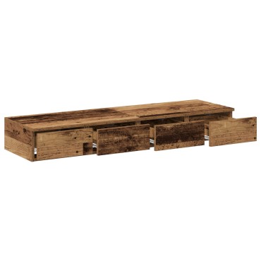 VidaXL Συστήματα Συρταριών Παλιού Ξύλου 120x36,5x16,5cm Κατασκευασμένο Ξύλο 1 τεμ.