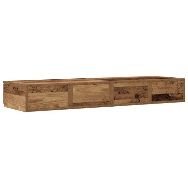 VidaXL Συστήματα Συρταριών Παλιού Ξύλου 120x36,5x16,5cm Κατασκευασμένο Ξύλο 1 τεμ.