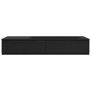 vidaXL Σύρτες Κρεβατιού Μαύρο 75x36,5x16,5cm Ξύλο κατασκευής 1 τεμ.