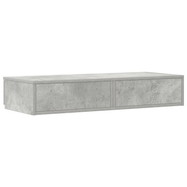 vidaXL Συρτάρια Κρεβατιού Γκρι Τσιμεντένιο 75x36,5x16,5cm Κατασκευασμένο από Ξύλο 1 τεμ.