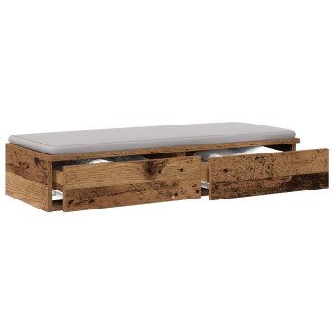 vidaXL Συρτάρια Κρεβατιού Παλιό Ξύλο 75x36,5x16,5cm Φτιαγμένο από Ξύλο 1 τεμ.
