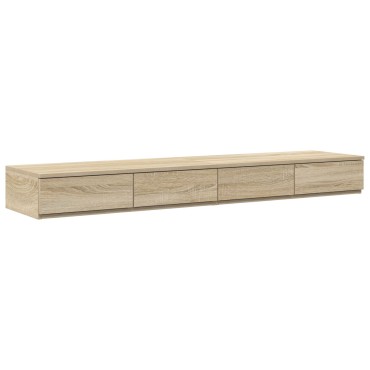 vidaXL Συρτάρια Κρεβατιού Σοηβόνα Δρυς 160x36,5x16,5cm Επεξεργασμένο Ξύλο 1 τεμ.