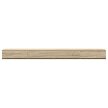 vidaXL Συρτάρια Κρεβατιού Σονούμα Δρυς 180x36,5x16,5cm Επεξεργασμένου Ξύλου 1 τεμ.