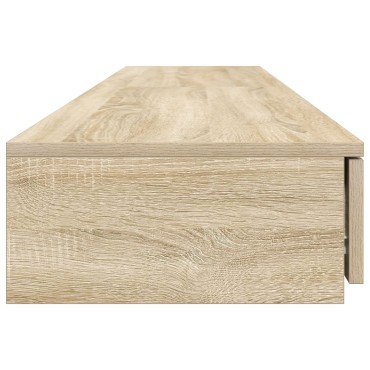 vidaXL Συρτάρια Κρεβατιού Σονούμα Δρυς 180x36,5x16,5cm Επεξεργασμένου Ξύλου 1 τεμ.