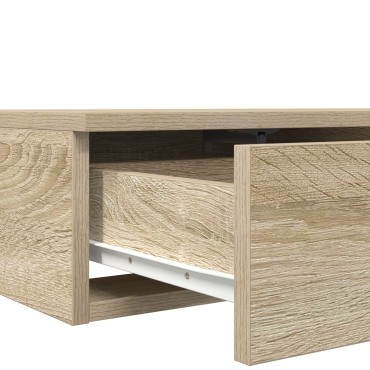 vidaXL Συρτάρια Κρεβατιού Σονούμα Δρυς 180x36,5x16,5cm Επεξεργασμένου Ξύλου 1 τεμ.