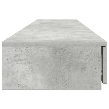 VidaXL Συρτάρια Κρεβατιού Γκρι Σκυροδέματος 180x36,5x16,5cm Επεξεργασμένο Ξύλο 1 τεμ.