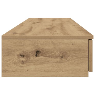 vidaXL Συρτάρια Κρεβατιού Artisan Δρυς 135x36,5x16,5cm από Ξύλο 1 τεμ.