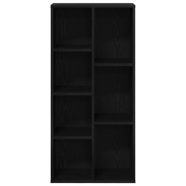 vidaXL Ράφι Μαύρη Δρυς 50x25x105cm Επεξεργασμένο ξύλο 1 τεμ.