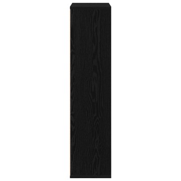 vidaXL Ράφι Μαύρη Δρυς 50x25x105cm Επεξεργασμένο ξύλο 1 τεμ.