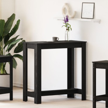 τραπέζι μπαρ vidaXL Μαύρο Δρυ 102x50x103,5cm σε Τεχνητό Ξύλο 1 τεμ.