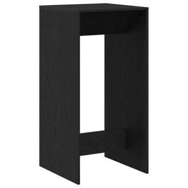 vidaXL Τραπέζι Μπαρ Μαύρο Δρυς 51x50x103,5cm Μηχανικά Ξύλο 1 τεμ.