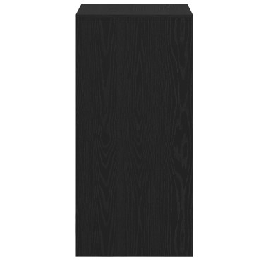 vidaXL Τραπέζι Μπαρ Μαύρο Δρυς 51x50x103,5cm Μηχανικά Ξύλο 1 τεμ.