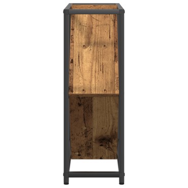 vidaXL Ράφι κρασιών από παλιό ξύλο 51x18x52,5cm Κατασκευασμένο από υλικό ξύλου 1 τεμ.