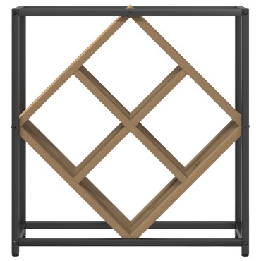 vidaXL Ράφι κρασιών Artisan Oak 51x18x52,5cm Επεξεργασμένο ξύλο 1 τεμ.