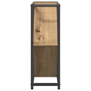 vidaXL Ράφι κρασιών Artisan Oak 51x18x52,5cm Επεξεργασμένο ξύλο 1 τεμ.