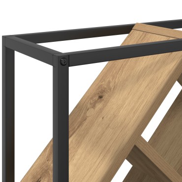 vidaXL Ράφι κρασιών Artisan Oak 51x18x52,5cm Επεξεργασμένο ξύλο 1 τεμ.